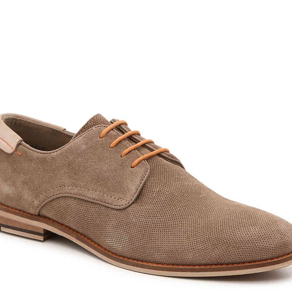 MODERN FICTION – Perforated Suede Plain Toe Derby display picture 2